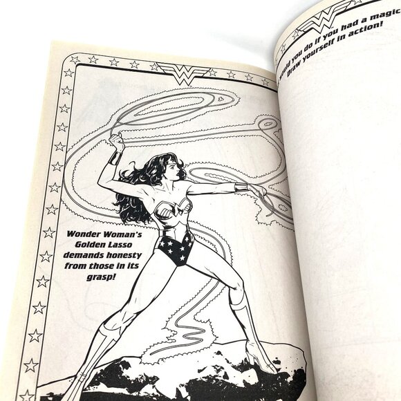 Bendon DC Comics Wonder Woman Jumbo Coloring And Activity Book Kids - Picture 5 of 7